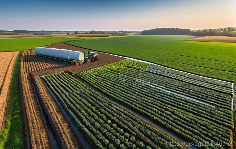 농업경영사로서 농업재해 대응 사례 - **Prompt:** A close-up, medium-shot photograph of a seasoned German farmer, approximately 50-60 year...