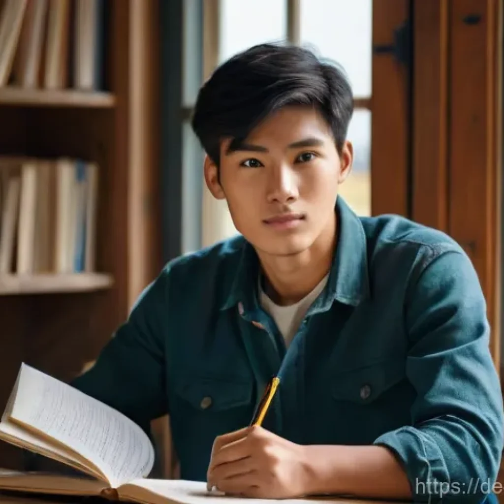 농업경영사 시험 준비를 위한 추천 도서 - **Prompt for "Mastering the Fundamentals":**
    A focused, young farmer, approximately 20-25 years ...