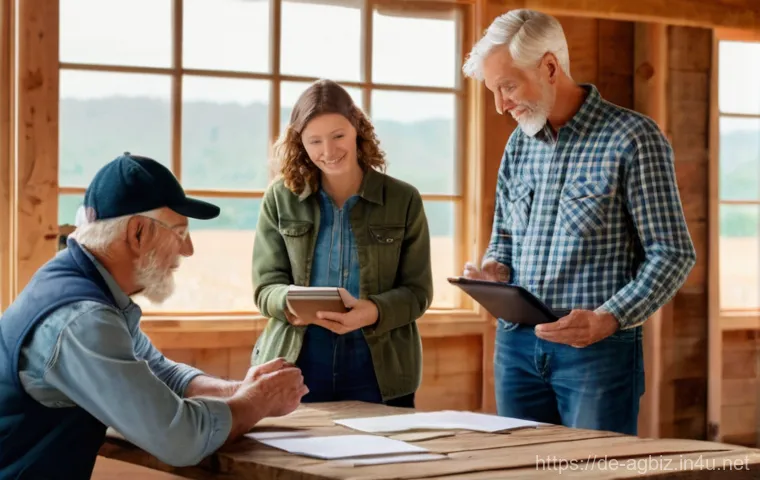 농업경영사 업무 스트레스 관리법 - **A Peaceful Farmer's Retreat:** A middle-aged female farmer, dressed in practical but comfortable f...