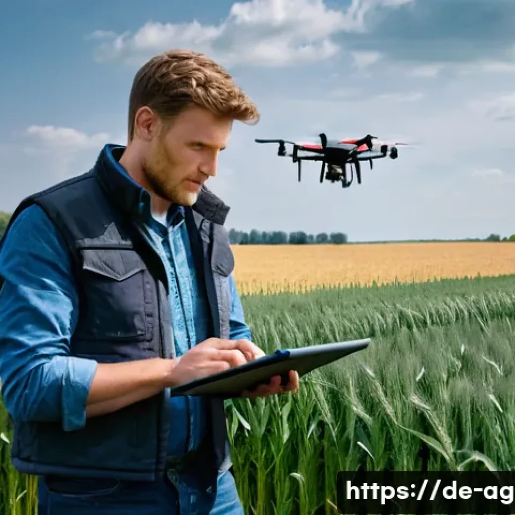 농업경영사 실기 시험 준비 노하우 - **Prompt:** A young, determined German Agrarbetriebswirt, either male or female, wearing smart-casua...